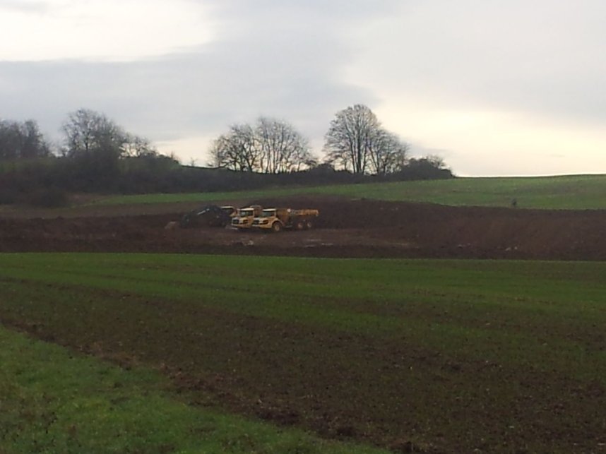 Arbeiten haben begonnen