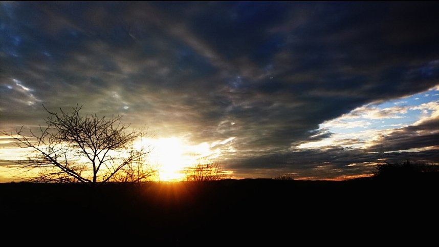Abendhimmel &uuml;ber Osterode