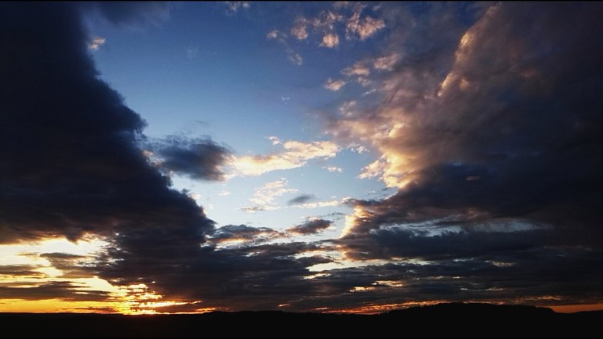 Abendhimmel &uuml;ber Osterode