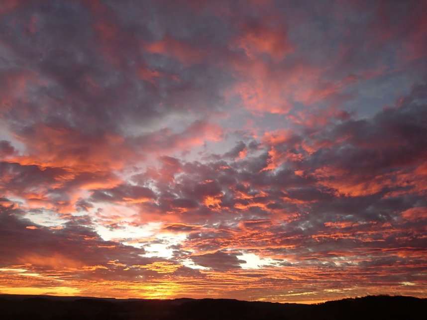 Abendhimmel &uuml;ber Osterode