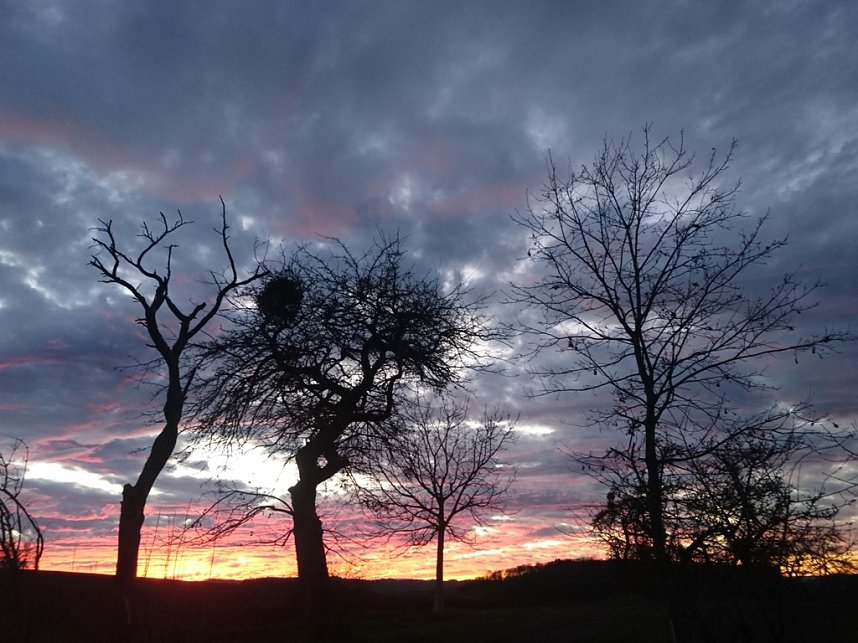 Abendhimmel &uuml;ber Osterode