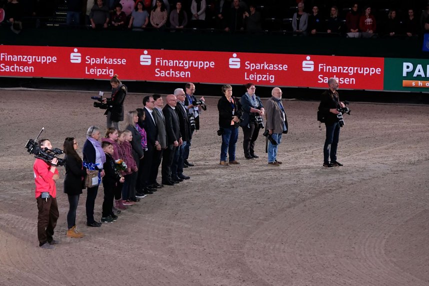 Peter Blei auf der "Partner Pferd" in Leipzig