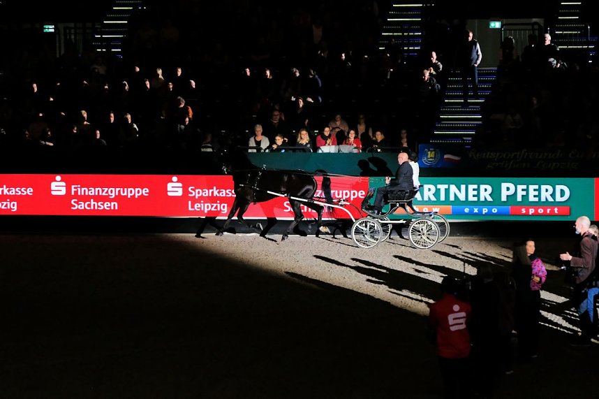 Peter Blei auf der "Partner Pferd" in Leipzig