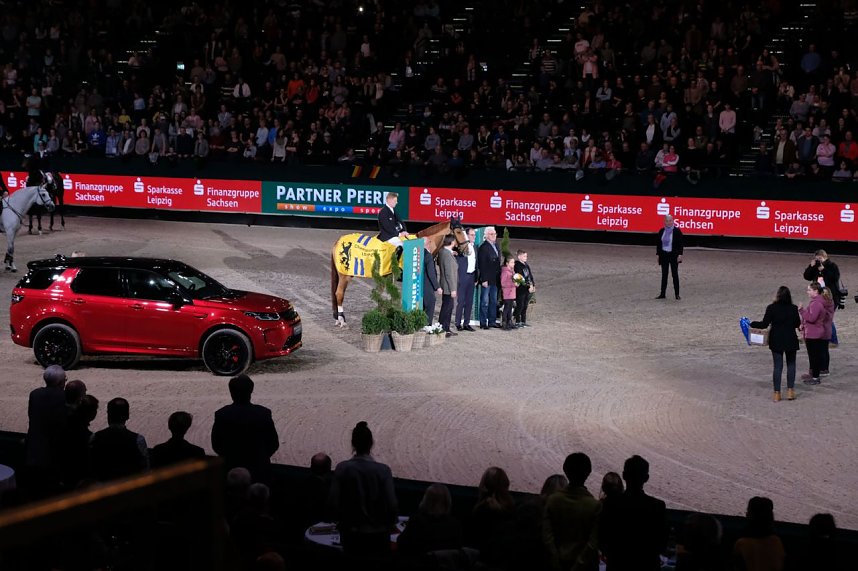 Peter Blei auf der "Partner Pferd" in Leipzig