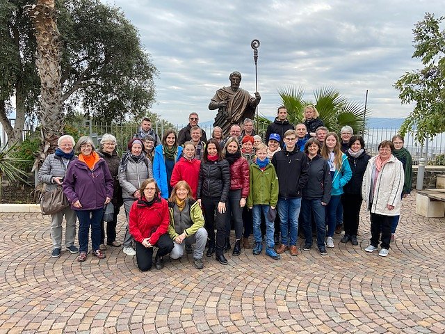 Die Reisenden aus Nordhausen besuchten den Berg der Seligpreisungen
