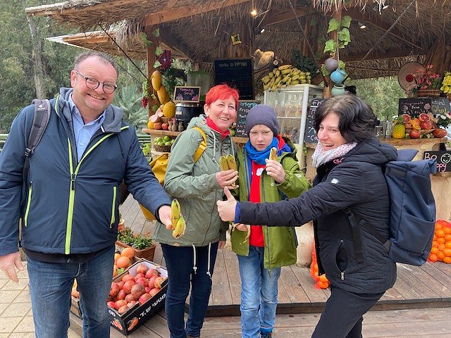 Die Reisenden aus Nordhausen besuchten den Berg der Seligpreisungen
