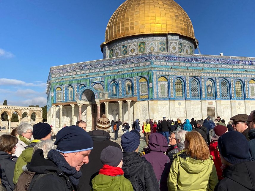Die Reisegruppe aus Nordhausen begab sich auf Spurensuche in Jerusalem, Bethlehem und Bet Schemesch