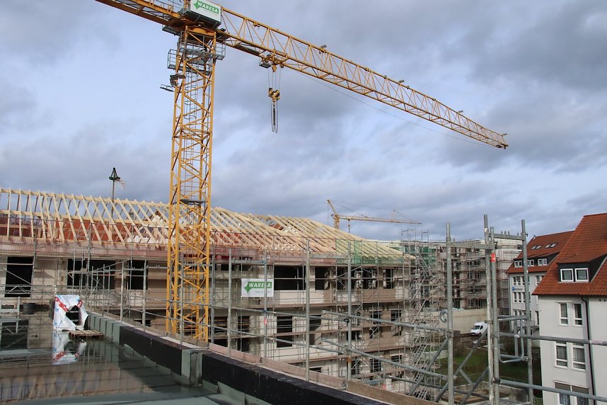 Richtfest am Humboldt-Gymnasium Nordhausen