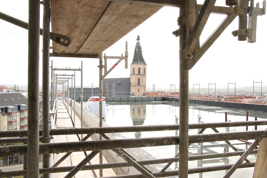 Richtfest am Humboldt-Gymnasium Nordhausen