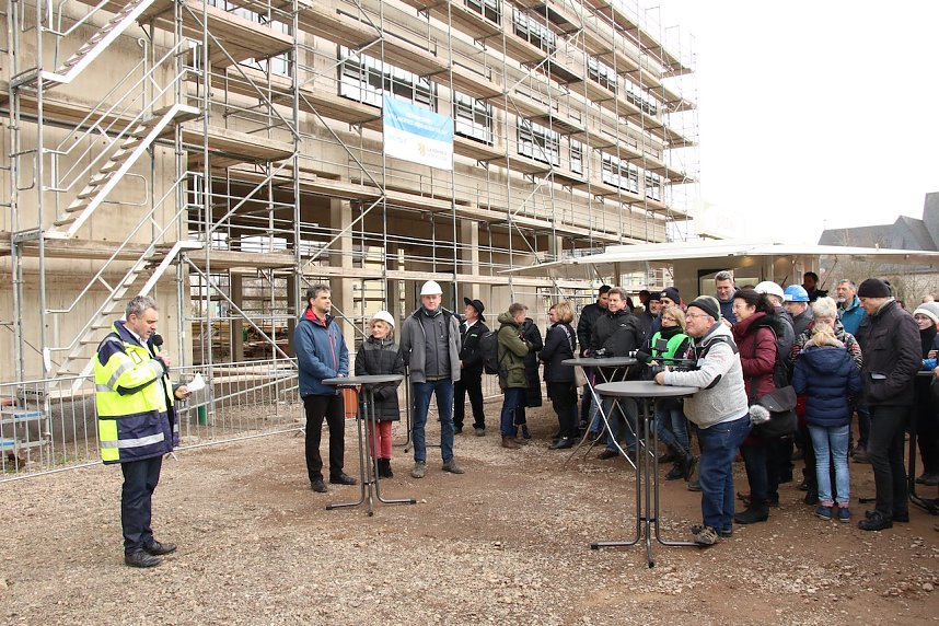 Richtfest am Humboldt-Gymnasium Nordhausen