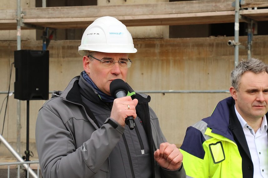 Richtfest am Humboldt-Gymnasium Nordhausen