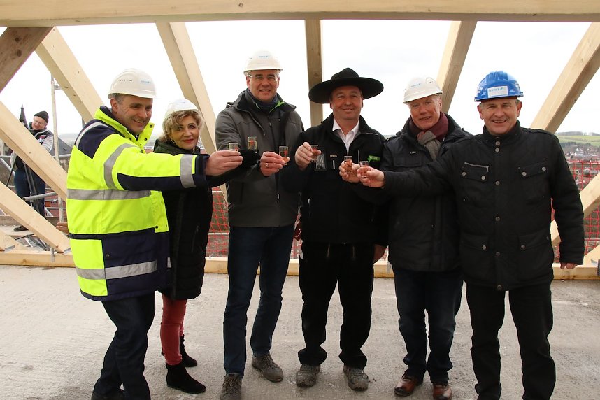 Richtfest am Humboldt-Gymnasium Nordhausen