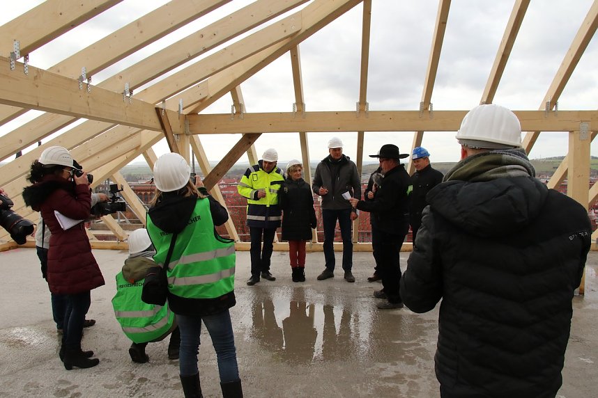 Richtfest am Humboldt-Gymnasium Nordhausen