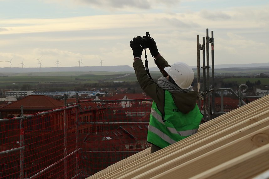 Richtfest am Humboldt-Gymnasium Nordhausen