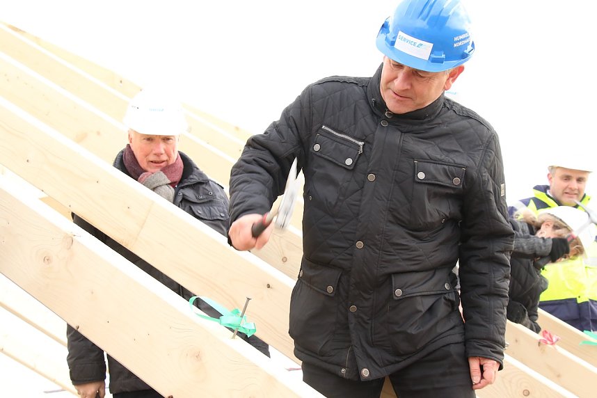 Richtfest am Humboldt-Gymnasium Nordhausen