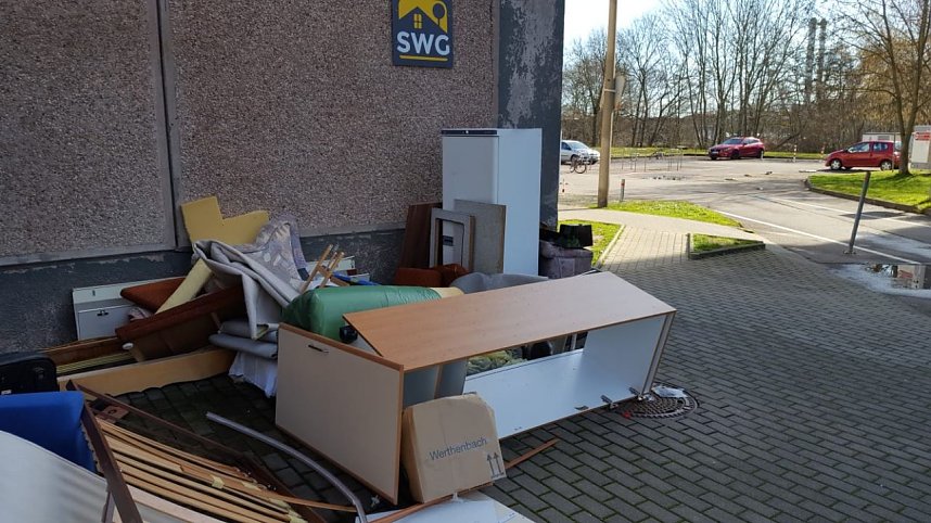 Anfang dieser Woche in der Halleschen Stra&szlig;e