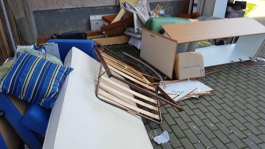 Anfang dieser Woche in der Halleschen Stra&szlig;e