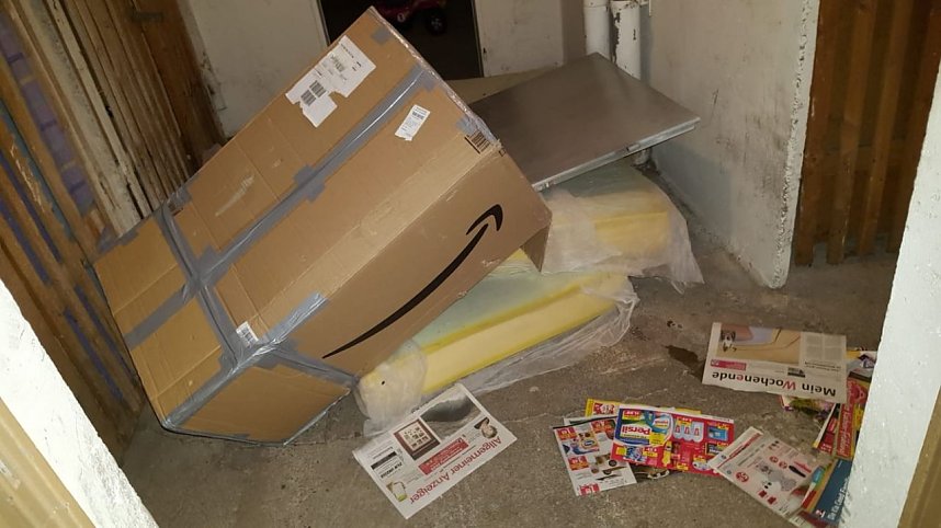 Anfang dieser Woche in der Halleschen Stra&szlig;e