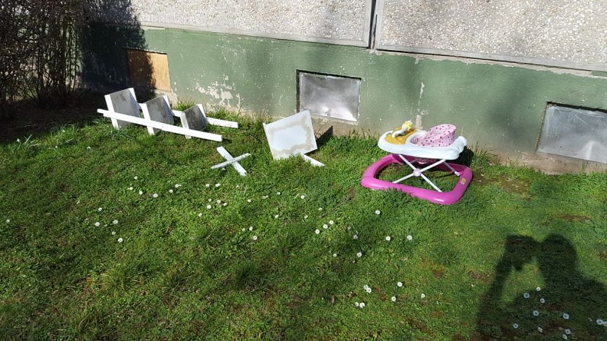 Anfang dieser Woche in der Halleschen Stra&szlig;e