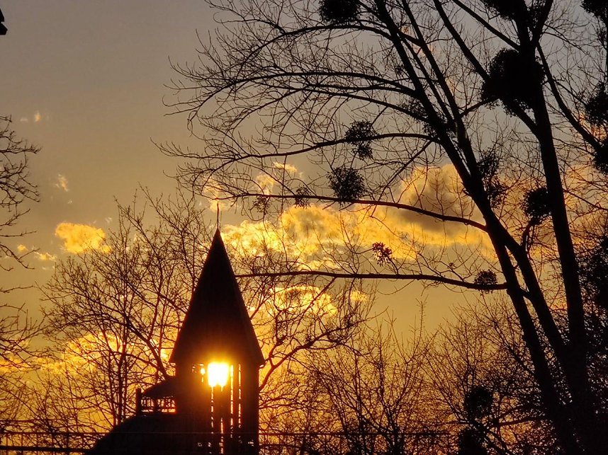 Abendstimmung auf dem Petersberg