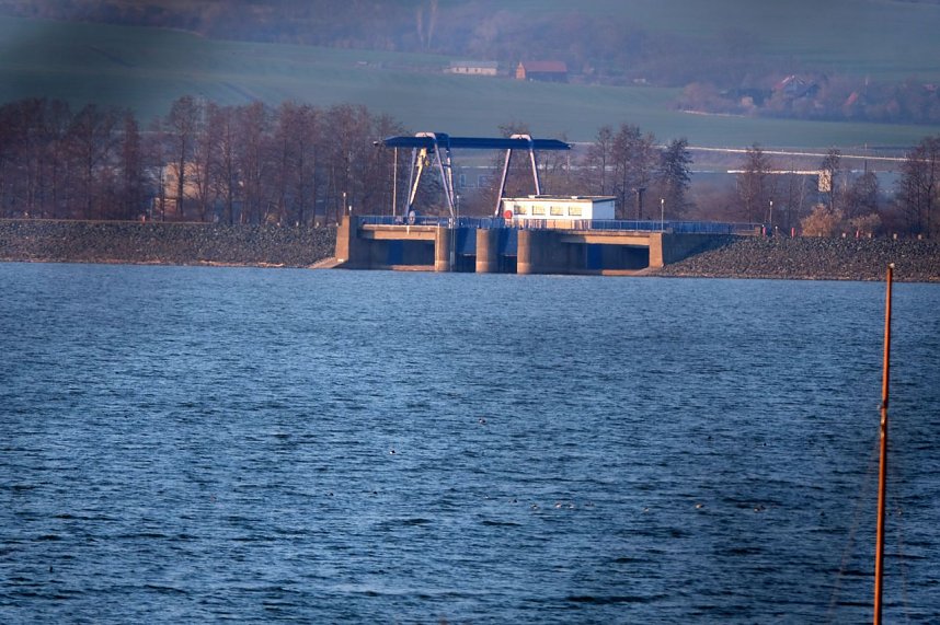 Peter Blei am Stausee Kelbra