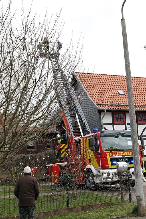 Dachstuhlbrand in W&uuml;lfingerode