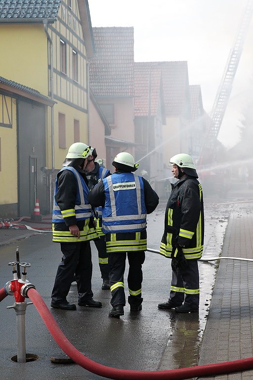 Dachstuhlbrand in W&uuml;lfingerode
