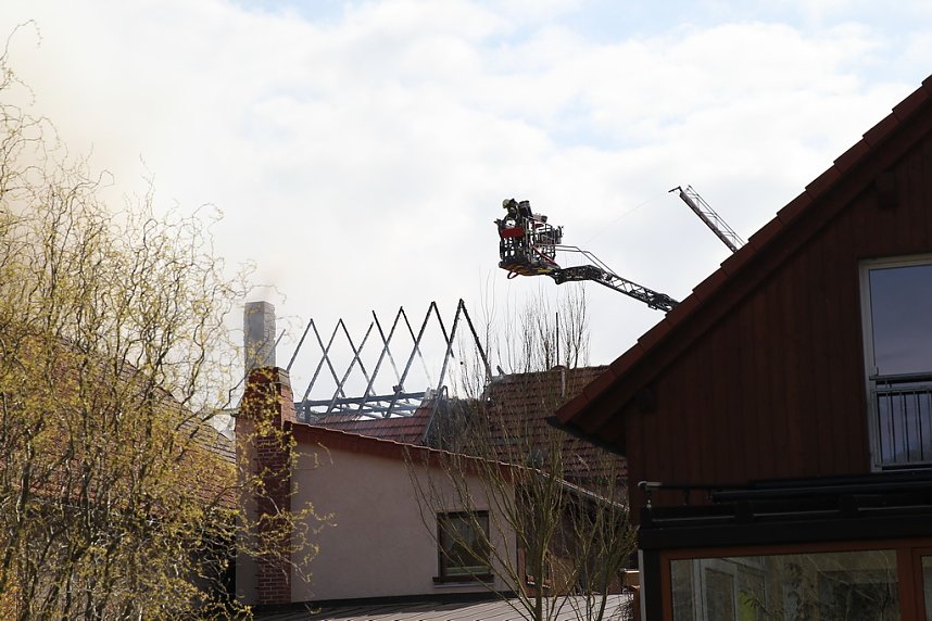 Dachstuhlbrand in W&uuml;lfingerode