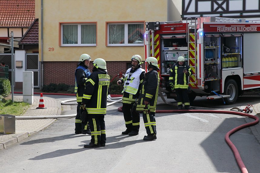 Dachstuhlbrand in W&uuml;lfingerode