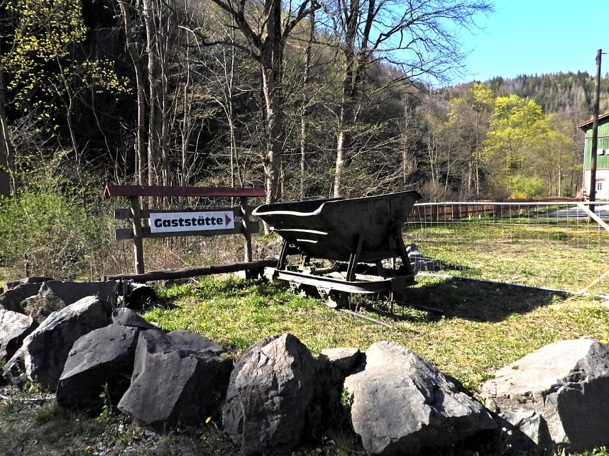Peter Blei unterwegs an der Eisfelder Talm&uuml;hle