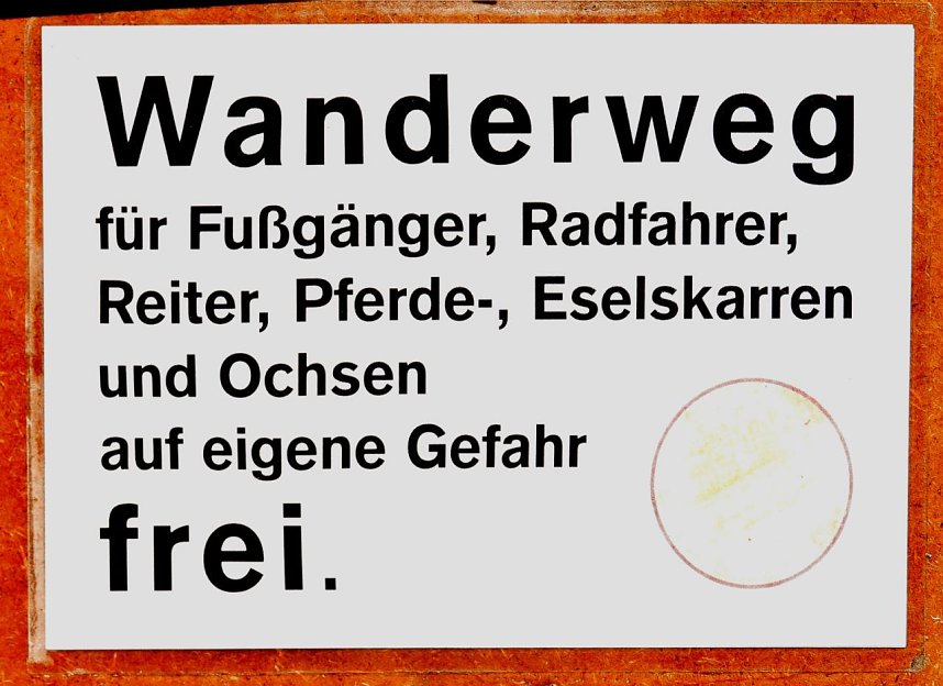 Peter Blei unterwegs an der Eisfelder Talm&uuml;hle