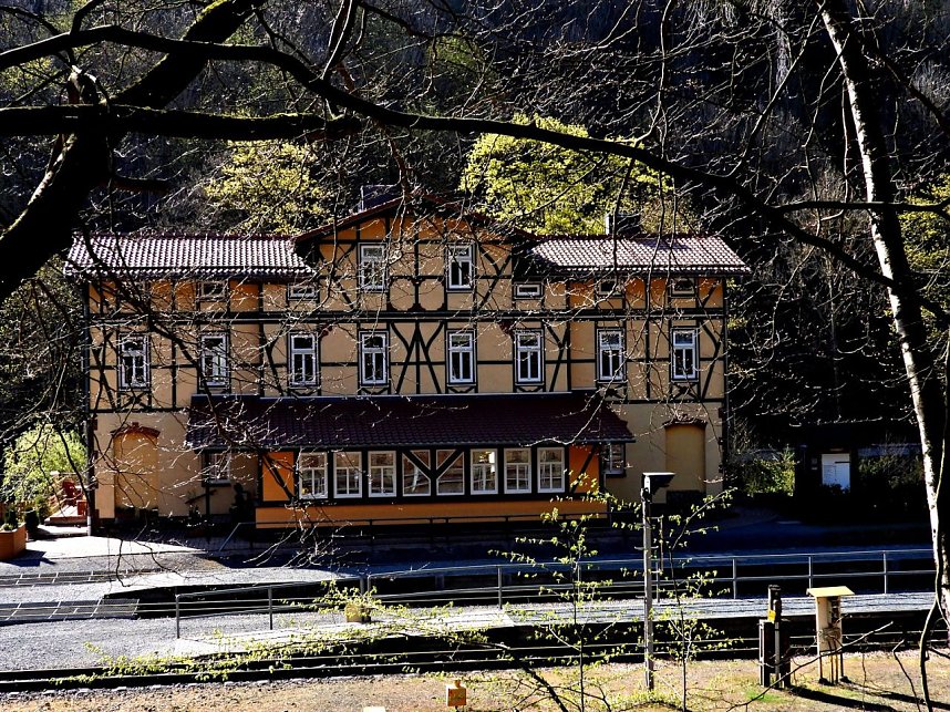 Peter Blei unterwegs an der Eisfelder Talm&uuml;hle