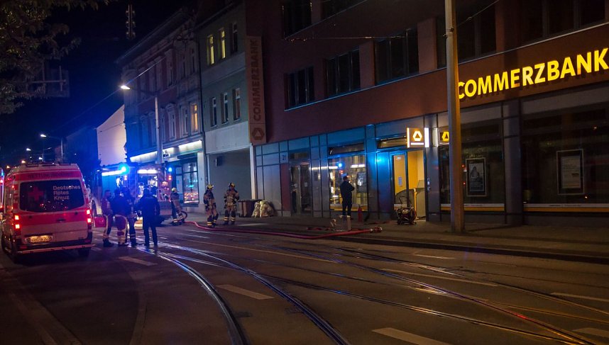 Geldautomat gesprengt