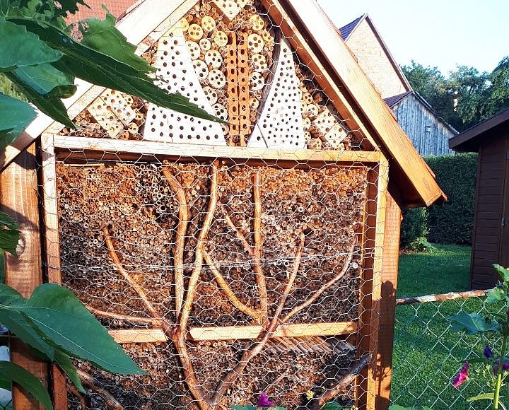 Insektenhotels als Projekt