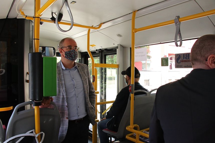 Elektroverkehr im S&uuml;dharz - der Landkreis erprobt zur Zeit einen neuen E-Bus