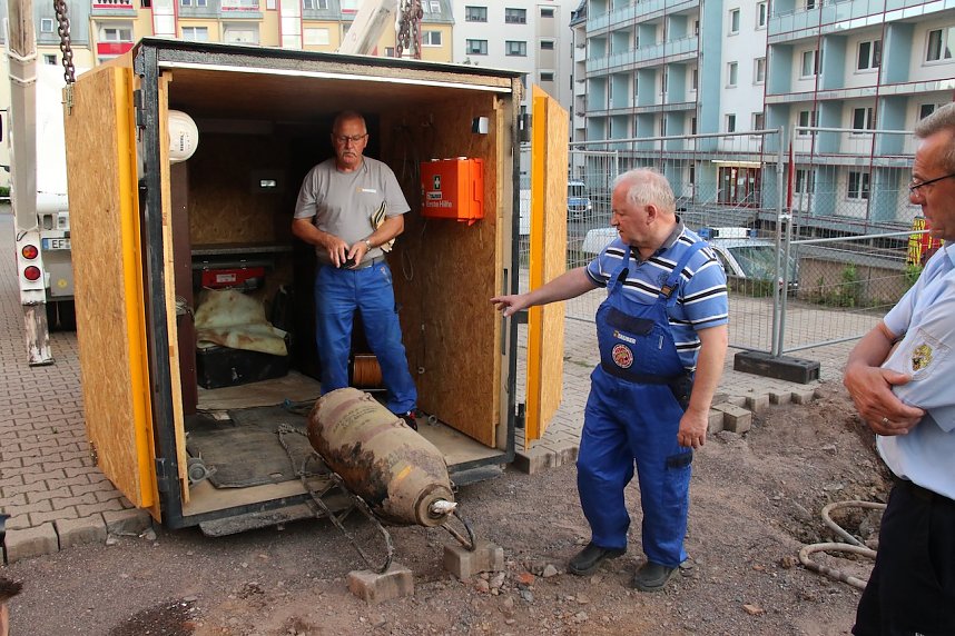 Am Nordh&auml;user Theater wurde heute ein weiterer Blindg&auml;nger aus dem zweiten Weltkrieg erfolgreich entsch&auml;rft