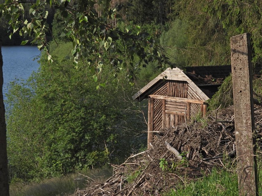 Peter Blei unterwegs an der Neust&auml;dter Talsperre