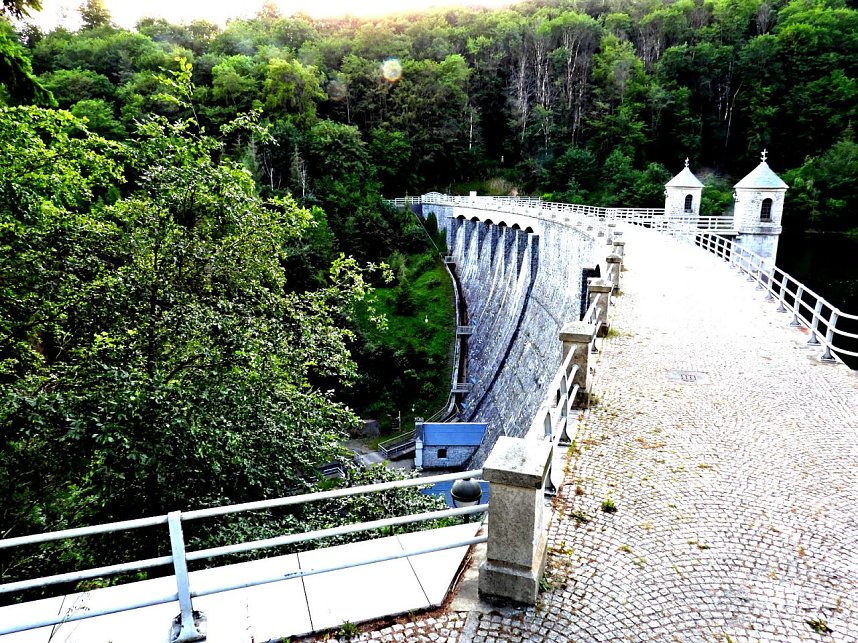 Peter Blei unterwegs an der Neust&auml;dter Talsperre
