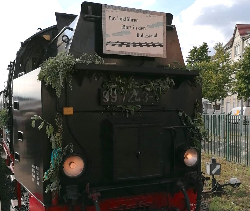 Verabschiedung des Lokf&uuml;hrers Dietmar Sch&uuml;ler