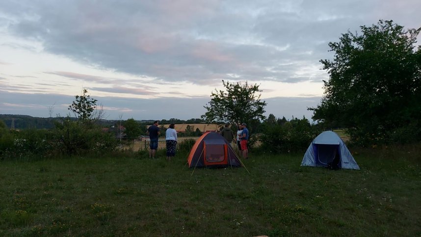 Der Oster&ouml;der Sch&uuml;tzennachwuchs durfte sich endlich wieder treffen und lud zum Campingwochenende