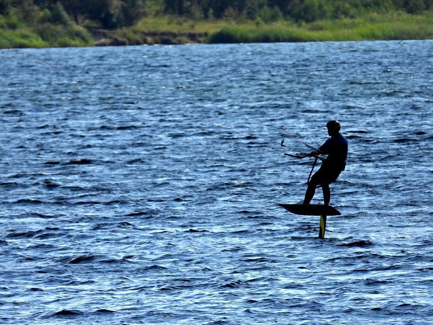 Peter Blei unterwegs am Seelhausener See