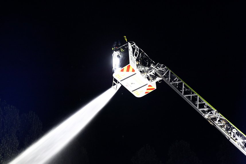 Gro&szlig;feuer am Nordh&auml;user Grimmel