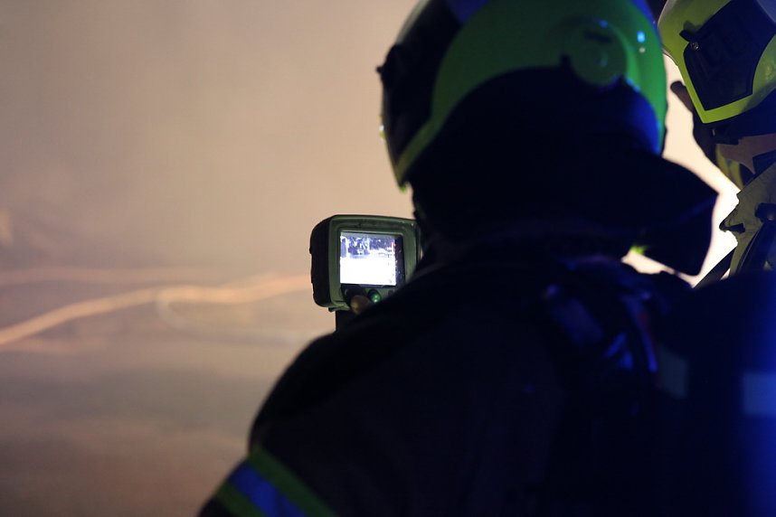 Gro&szlig;feuer am Nordh&auml;user Grimmel