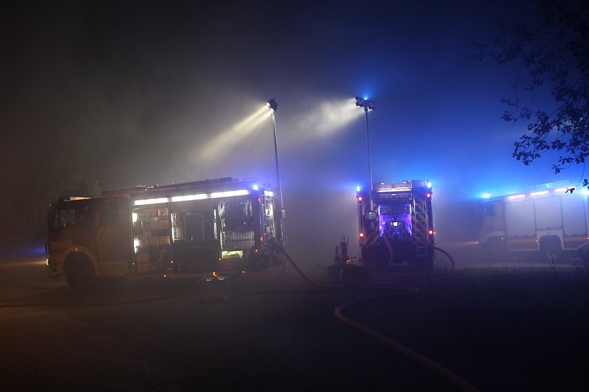 Gro&szlig;feuer am Nordh&auml;user Grimmel