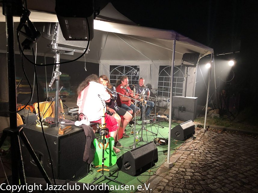 Drittes open air Jazzsommerkonzert mit der Cotton Men Blues Band 