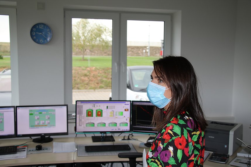 Besuch der Staatssekret&auml;rin in Bielen