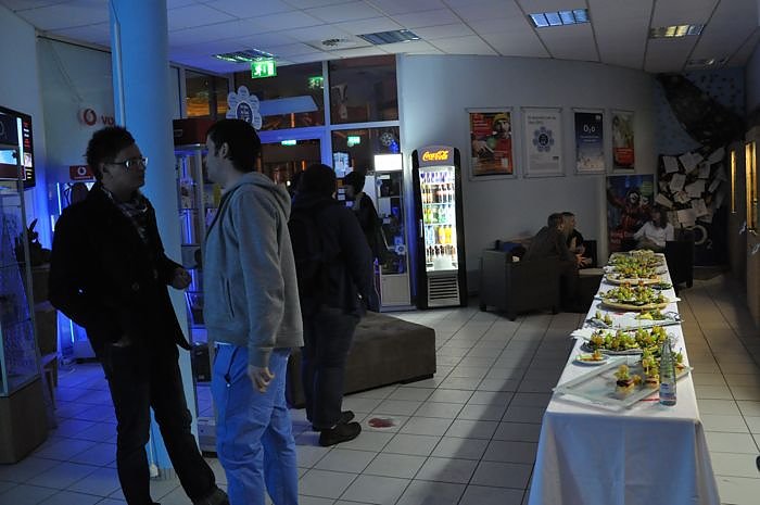 Party in der Atrium Passage