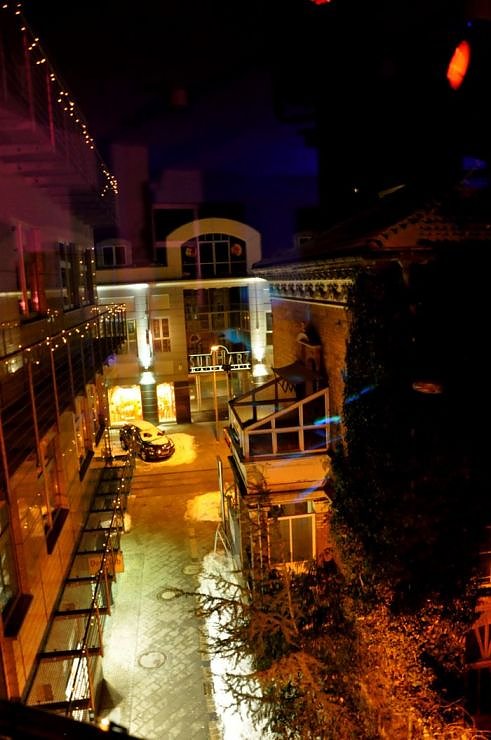 Party in der Atrium Passage