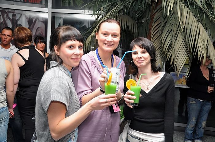 Party in der Atrium Passage