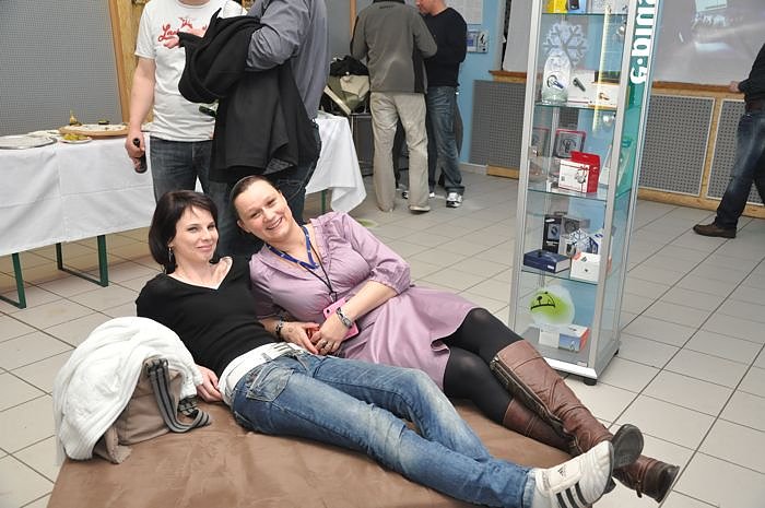 Party in der Atrium Passage